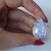 Trouwringen klassiekers grote maansteen voor vrouwen hyperbole vintage ring water drop witte steen vrouwelijke mode-sieraden groothandel