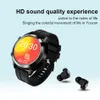 T10 Oordopjes Smart Horloge Draadloze Bluetooth Oortelefoon Horloges 2 in 1 Muziek Control Fitness Tracker Hartslag Sport Smartwatch met Detailhandel