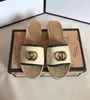 Designer summer platform casual sandals fashion golden letter flat bottom ladies fisherman shoes leather hemp rope grass lace woven