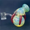 Glazen Dragon Claw Orb Rigs met 10mm 45 ° Quartz Banger Parel Glas Water Bong Bongs Olierecht Receclyer Bubblers