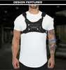 Hommes Chest Rig Sacs Gilet Tactique Harnais Avant Pack Pochette Holster Hip Hop Streetwear Sport Fonctionnel Bande Réfléchissante Extérieure Wa315S