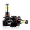 4 zijden auto koplampen H8 H9 H11 LED H7 H1 9005 HB3 9006 HB4 6000K 12 V Turbo Mistlampen Bollen 360 graden