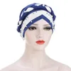 Foulard de tête en Jersey islamique pour femmes, soins capillaires, lait en soie, Hijab musulman, perles tressées, Turban extensible, chapeau de chimio, nouvelle collection 2021