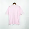 T-shirt med skumtryck för män Kvinnor 1 Högkvalitativa Sweet Tee Toppar Oversized Terry Cotton Kortärmad