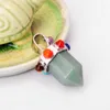 Crystal Stone Healing Chakra Chakra Pendants Gemme di Gemme esagonali Forma di pallottole Forma Donne Donne Girls Regalo