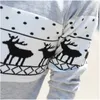 Kvinnor Jul Jesus Skriv ut Tröjor Casual Långärmad Höst O Neck Deer Slim Pullover Tröja Vinter toppar 210603
