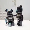 New Qianqiu transparent starry sky moon night Kanagawa new joint will ring violent building block bear trend ornament hand-made children's toy gift 28cm