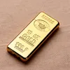 Feuerzeichen Zigarettenzubehör Mode Gold Bar Brennerform Butan Butan Biege Metallmetall Inventar Whole9322369