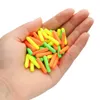 100Pcs/Bag Cylinder Light Weight Foam Floats Ball Oval Beads Indicator Carp Fishing Beans Fish Pesca Accessories Tackle
