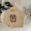 Pullover barn tröja lejon pojkar tröja höst tonåring cardigan för kläder bomull toddler baby knitwear