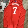 Nikivip New Carlos Arroyo # 7 Puerto Rico National Basketball Maglie stampa PERSONALIZZATO qualsiasi nome numero 4XL 5xl 6XL jersey