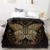 3D HD Impression numérique Housse de couette personnaliséeCouetteQuiltBlanket Case Queen King Literie 220x240Linge de lit Plume d'or Y200417