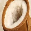 Crianças meninas meninos tornozelo inverno inverno botas de neve para crianças Quente de couro genuíno moda criança sólida sapatos de bota de cor pendant tassel du