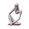 New Resin European Style Abstract Thinker Statue Sculpture Figurine Office Home Decor