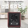 2022 Home Decor Ozon Generator Air Purifier Draagbare Ionizer Deodorizer Auto Gebruik Zuivert Zuivering Up3.500 SQ / FT ruimte voor Removalododor / Dust / Smoke / Pollen Cherry Ceramic Plate