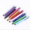 Caneta capacitiva caneta nova malha de metal micro-fibra ponta touch stylus canetas para smartiphone samsung tablet pc