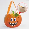 Halloween bricolage sac de citrouille fait à la main cadeau bonbons mendier sucre sorcière crâne chat carte sac en papier nouveauté jouets LLD11216