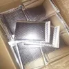 40 unids Papel de plata Bubble Mailers Sobres acolchados Material de embalaje multifunción Bolsas de envío Bolsa de sobre de correo de burbujas X0803