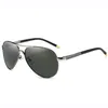 Modepiloten polarisierte Sonnenbrille M￤nner 60mm klassischer Designer Sonnenbrillen Spiegel Metall Rahmen UV400 Outdoor Herren Brillen mit