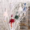 Рождественский танцующий ангел кукла кулон Xmas Dreafing Висячие украшения плюшевые эльфы праздник настоящий Новогодние подарки XBJK2109