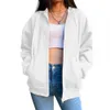 Kurtka dla damskiej odzieży streetwearu Brązowy bluza z bluzy w stylu vintage kieszenie Y2K Egirl Oversize Hoodies Długie rękawy 211023