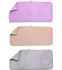 Serviette de visage douce de lavage ordinaire de serviettes de bord coupé de velours de corail absorbant épaissi pour le polyester à la maison