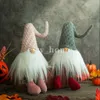 Christmas Decorations Long Hat DIY Party Knitted Home Window New Year Kids Gift Desktop Ornament Faceless Doll