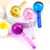 2PC/Set Crystal Ices Hockey Energy Massage Face Lift Eye Massager Ice Globes Beauty Ball Eyes Roller Water Wave Balls Skincare Tools Daily Use