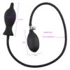 Silicone con pompa gonfiabile prodotti per adulti dilatatore anale giocattoli del sesso per donne uomini espandibile butt plug massaggiatore262R