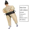 Costume de poupée de mascotte Costume gonflable Sumo pour enfants Adulte Carnaval Pourim Halloween Anniversaire Jeu de rôle Disfraz Party Funny Full body