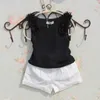 Arrival Blouses Summer Girls Children Chiffon Sleeveless Blouse Kids Solid Color Shirts Teenage School Tops 210622