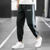 2020 Hommes Sarouel Streetwear Cordon Hip Hop Pantalon de longueur cheville Harajuku Pantalon de survêtement X0723