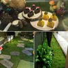 Square Meter Artificial Green Moss Grass Mat Plants Faux Lawns Turf Carpets for Garden Home Party Decoration