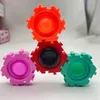 Bouwsteenspinnerspeelgoed Push Bubble Zintuiglijke stress Verlicht Autisme Spinner Kerstspeelgoed Afneembaar Multifunctioneel Creatief Geschenk f6541754