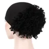 Nova cor sólida grande flor elástica headdress chapéu chemo tampam mulheres menina muçulmano turbante headwear acessórios de cabelo