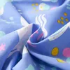 ジャンプメーターファッションユニコーンプリンセスドレスコットンベビー漫画プリントかわいい子供の夏の服チュニック210529