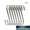 Hooks & Rails 6pcs Kitchen Bathroom Durable Storage Hook For Clothes Practical S Shape Stainless Steel Portable Sturdy Hanging Rack Rustproo Factory price expert