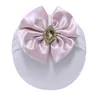 Infant Baby Headband Kids Satin Bowknot Diomend Nylon Elastic Hair Band Children Soft Headwear Hairbands