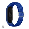 Pulseira colorida para xiaomi band 6 5 pulsos silicone nylon trançado miband mi band 4 3 pulseiras1630529