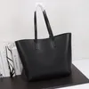 Borse Firmate BORSA SHOPPING N/S IN PELLE MORBIDA Borse Tote Destrutturate Pelle Piatta Doppi Manici Grande Capienza Con Piccoli Portafogli Spalla Portaoggetti Da Viaggio