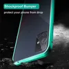 Podwójna magnetyczna obudowa 360 Protect dla Samsung A31 A51 A71 A21S A50 A70 S21 S20FE S9 S10 Note20 Pokrywa szklana szklana 6210344