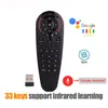 Télécommande universelle G30S Voice Air Mouse 33 touches 2.4G détection de gyroscope IR apprentissage détection de gyroscope télécommande intelligente sans fil pour Android TV Box PC PAD projecteur de téléphone