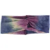 Yoga Hair Bands Women Tie-dye Classic Elasticity Fitness Candy color Girl Sports headband Comfortable breathable lu Absorb sweat Running non slip Turban LL