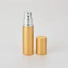 Party Supplies 5ml Spray Perfume Bottle Portable Metal Case Mini Perfumes Sub-bottling Compact Atomizer Scent Travel Refillable ZZF11379