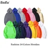 Bolubao Trendy Marca Homens Hoodies Sólidas Moda High Street Moda Com Capuz Heatshirts Casual Pullover Moletons Moda Masculino 210728