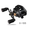 WOEN corps entièrement en métal ASK150 micro-makou Baitcasting moulinets 7.2: 1 rapport de vitesse moulinet de pêche force de freinage 8 kg