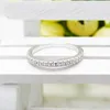 14k guldpläterad sterling silver cz simulerade diamant stapelbara ring evighet band för kvinnor personlighet smycken julklapp