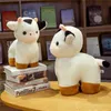 304050cm Lovely Fortune Cow Plush Toys Soft Stuffed Cute Animal Milk Cattle Hug Doll for Kids Baby Birthday Gift LA32098725382798166