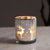 Świeczki Uchwyty Nowoczesne Tealight Luksusowe Szkło Puchar Europa Ślub Świecznik Domowe Akcesoria Urodzinowe Parti Bougeoir Candelabro