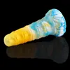 NXY Anal Toys New Adult Color Penis Fun Female Plug Vestibule Silicone Sex Products Masturbation Device 0314